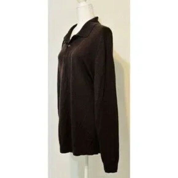 Nordstrom Man Bundle (2) Size XL Tall Extra Fine Merino Wool Collared Sweater - Picture 8 of 13